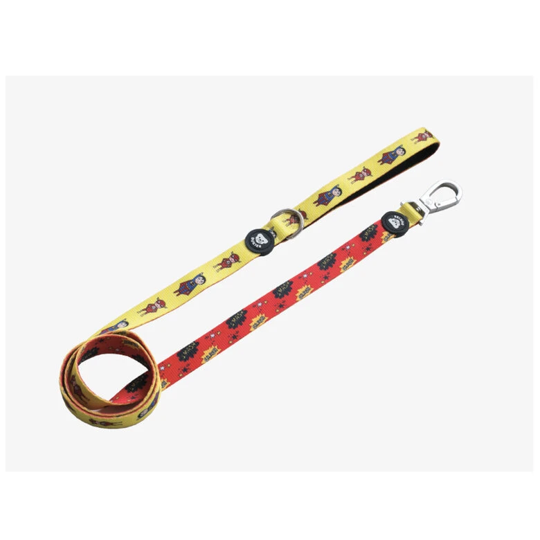 Dukier Correa Estampado Superhéroes Para Perros 3 Dukier Correa Estampado Superhéroes Para Perros