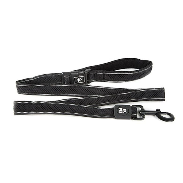 TK-Pet Reflective Comfort Correa Negra Para Perros