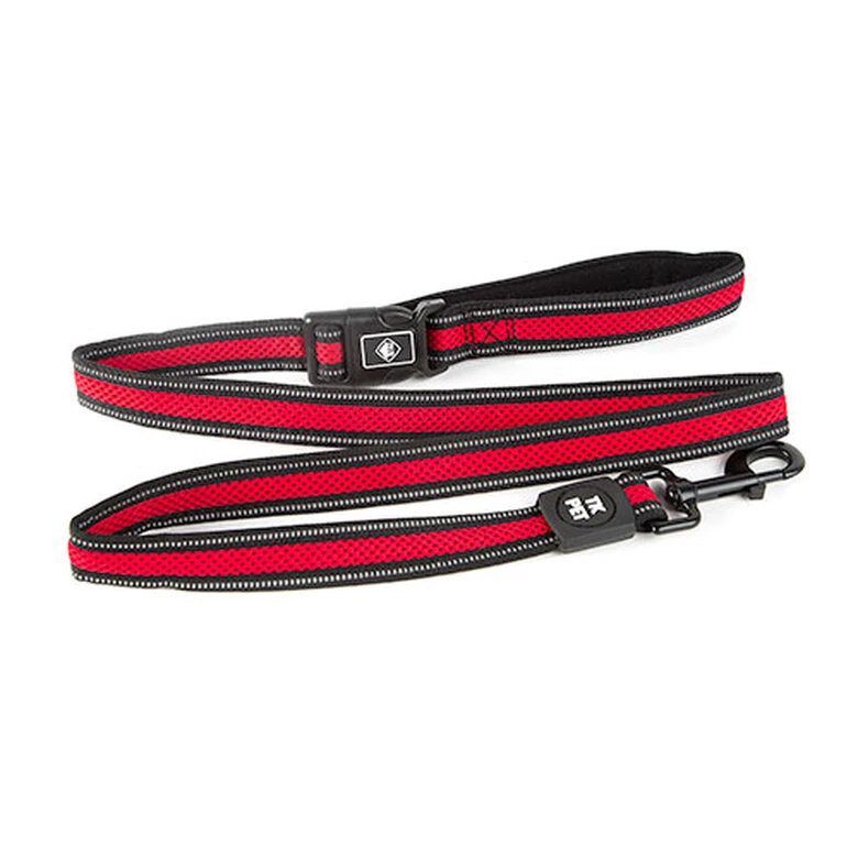 TK-Pet Reflective Comfort Correa Roja Para Perros