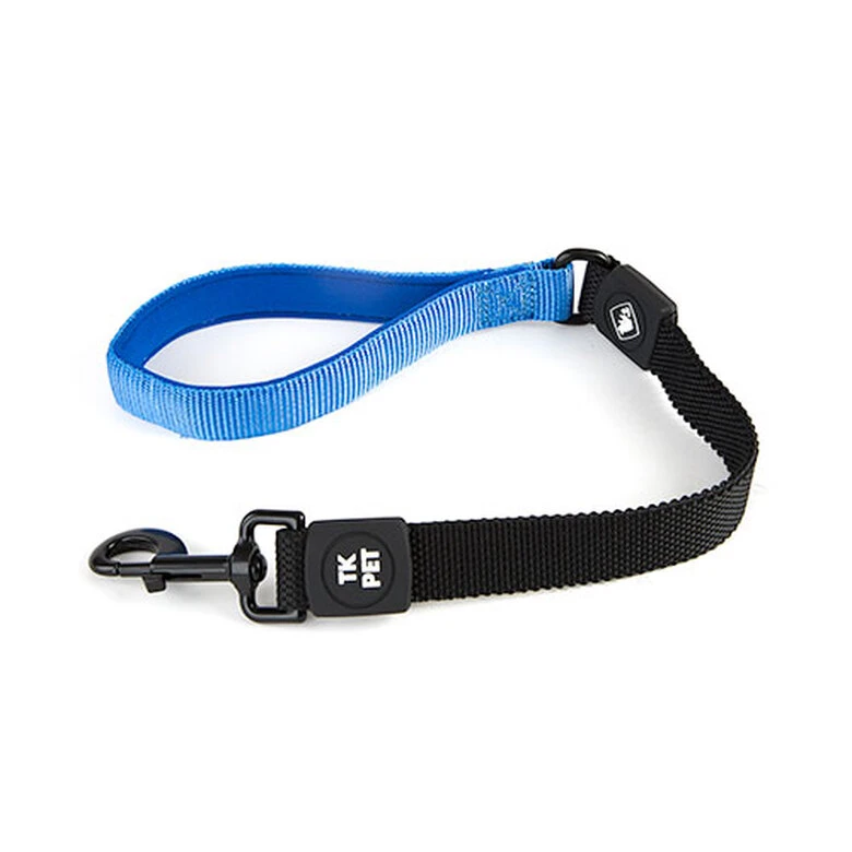 TK-Pet Shock Control Correa Corta De Nylon Azul Para Perros