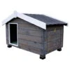 TK-Pet Mountain Caseta De Madera Gris Para Perros 1 TK-Pet Mountain Caseta De Madera Gris Para Perros -Perros Artículos Tienda accesorio perro tk pet mountain gris casa TKP12817 M