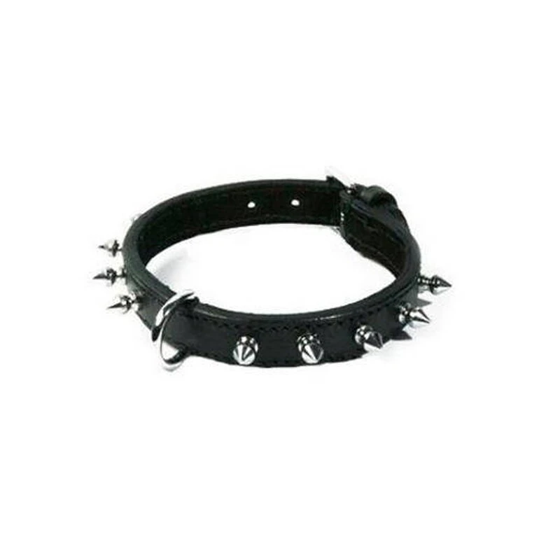 Nayeco Collar Cuero Negro Para Perros 3 Nayeco Collar Cuero Negro Para Perros