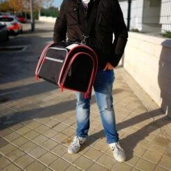 Outech Carrier Oslo Transportín Con Red Para Perros Y Gatos -Perros Artículos Tienda accesorios perros outec carrier oslo OUT70888 M206