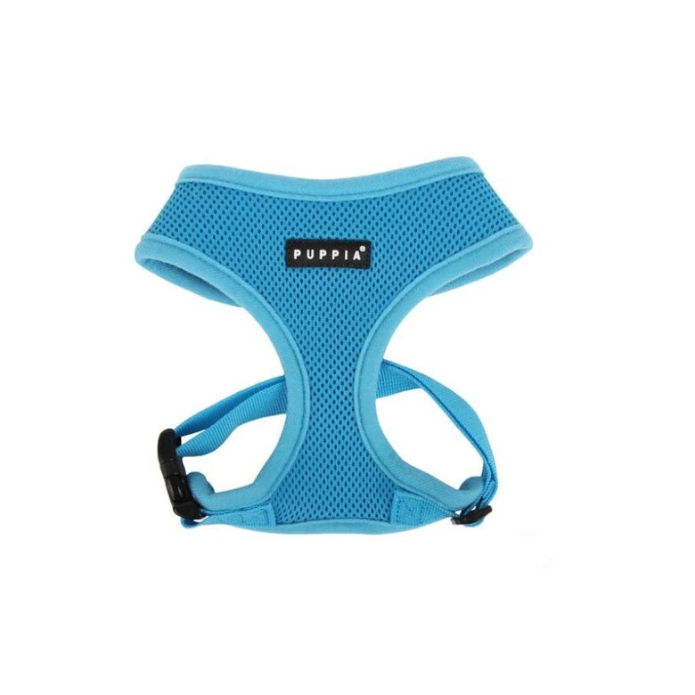 Puppia Soft Arnés Azul Cielo Para Perros 3 Puppia Soft Arnés Azul Cielo Para Perros