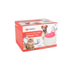 Flamingo Bellagio Bebedero Automático Blanco Y Rosa Para Perros Y Gatos -Perros Artículos Tienda bebedero mascotas flamingo automatico rosa FLA518216 3