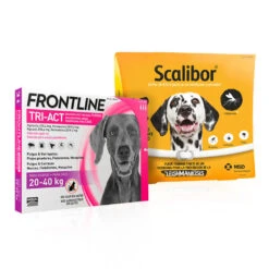 Scalibor Collar Antiparasitario + Frontline Tri-Act Pipetas Para Perros -Perros Artículos Tienda bundle antiparasitarios perros scalibor grande frontline20 40 MSD178993 2 B
