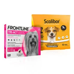 Scalibor Collar Antiparasitario + Frontline Tri-Act Pipetas Para Perros