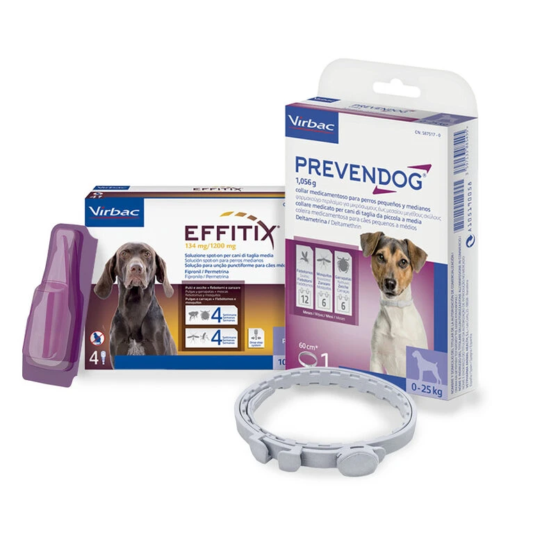 Virbac Pack Prevendog Collar Antiparasitario + Effitix Pipetas Para Perros 5 Virbac Pack Prevendog Collar Antiparasitario + Effitix Pipetas Para Perros - Imagen 3