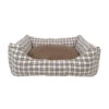 Dogzzz Basic Tartan Cama Marrón -Perros Artículos Tienda cama perros dogzzz basic tartan marron DGZ40517