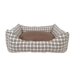 Dogzzz Basic Tartan Cama Marrón