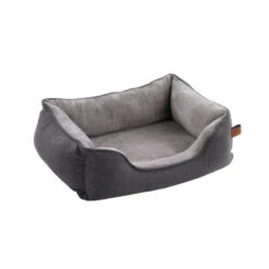 Flamingo Carlota Rectángulo Gris Claro Cama Cuna Para Perros