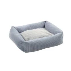 Flamingo Colette Rectángulo Azul Cama Cuna Para Perros