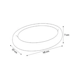 Flamingo Cuddly Rectángulo Topo Cama Cuna Para Perros -Perros Artículos Tienda cama perros flamingo cuddly rectangulo topo FLA05471 3