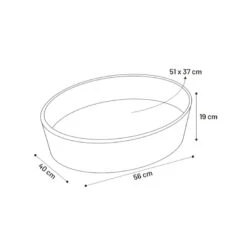 Flamingo Xepp Ovalado Gris Oscuro Cama Cuna Para Perros -Perros Artículos Tienda cama perros flamingo xepp ovalado gris oscuro FLA15537 3