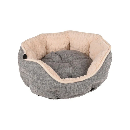 Flamingo Zupo Octógono Gris Cama Cuna Para Perros Y Gatos 4 Flamingo Zupo Octógono Gris Cama Cuna Para Perros Y Gatos - Imagen 2