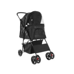 Flamingo Buggy Carrito Plegable Con Capota Para Perros