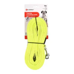 Flamingo Xeno Correa Amarilla De Entrenamiento Y Rastreo Para Perros -Perros Artículos Tienda correa perros flamingo xeno amarillo FLA519936 10m