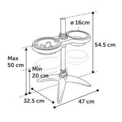 Flamingo Suvi Comedero Y Bebedero Con Soporte Para Perros 14 Flamingo Suvi Comedero Y Bebedero Con Soporte Para Perros -Perros Artículos Tienda flamingo soporte comedero FLA520822 6