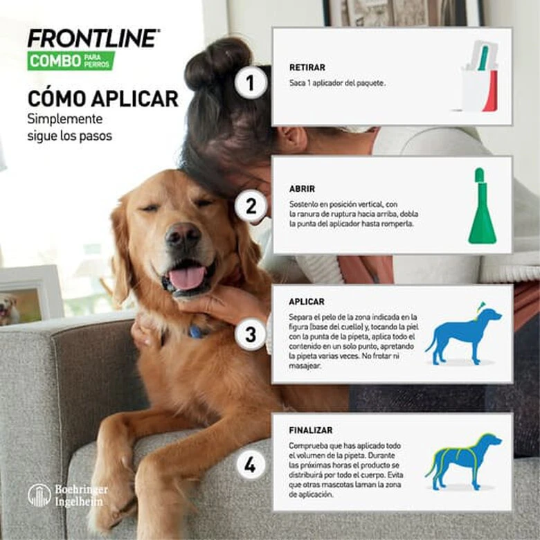 Frontline Combo Pipetas Antiparasitarias Para Perros Pequeños 6 Frontline Combo Pipetas Antiparasitarias Para Perros Pequeños - Imagen 4