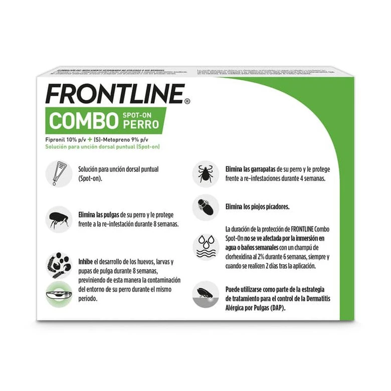 Frontline Combo Pipetas Antiparasitarias Para Perros Gigantes - Imagen 8