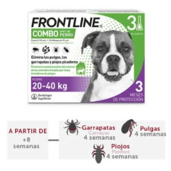 Frontline Spot On Compo Pipetas Antiparasitarias Perros 20 - 40 Kg -Perros Artículos Tienda frontline antiparasitarios spot on combo 20 40 MER042003 M antiparasitario