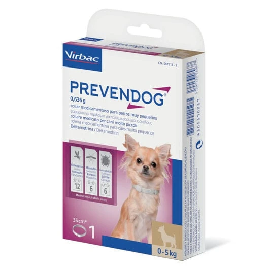 Virbac Prevendog Collar Antiparasitario Para Perros Pequeños
