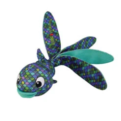 Kong Wubba Finz Pez Azul De Peluche Para Perros