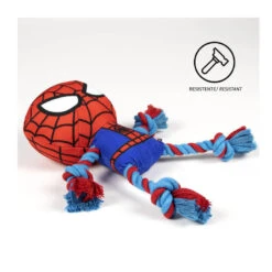 Marvel Spider Man Peluche Con Cuerda Para Perros -Perros Artículos Tienda marvel peluche mordedor cuerda spiderman FFP2800000491 6