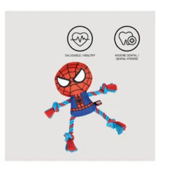 Marvel Spider Man Peluche Con Cuerda Para Perros -Perros Artículos Tienda marvel peluche mordedor cuerda spiderman FFP2800000491 7