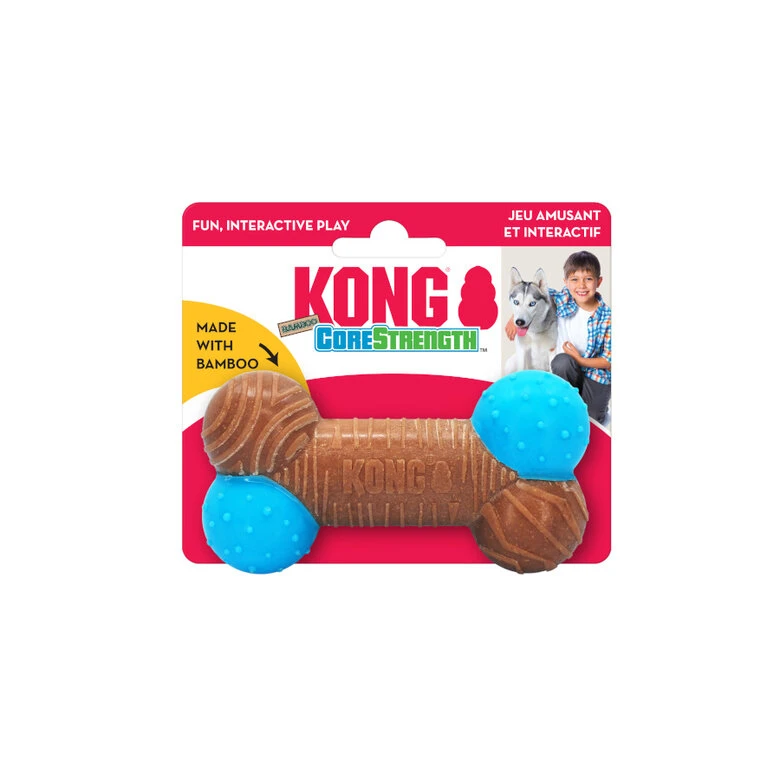 Kong CoreStrength Hueso Mordedor De Bambú Para Perros 3 Kong CoreStrength Hueso Mordedor De Bambú Para Perros