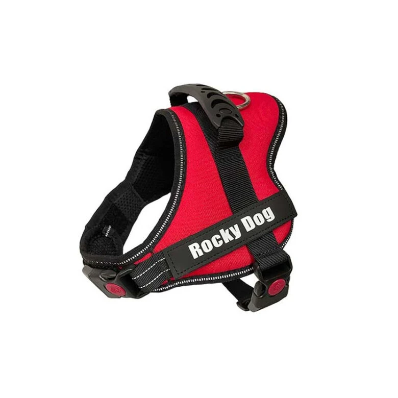 Outech Rocky Arnés Ergonómico Rojo Para Perros 3 Outech Rocky Arnés Ergonómico Rojo Para Perros
