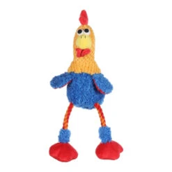 Flamingo Malita Gallo De Peluche Con Cuerda Para Perros