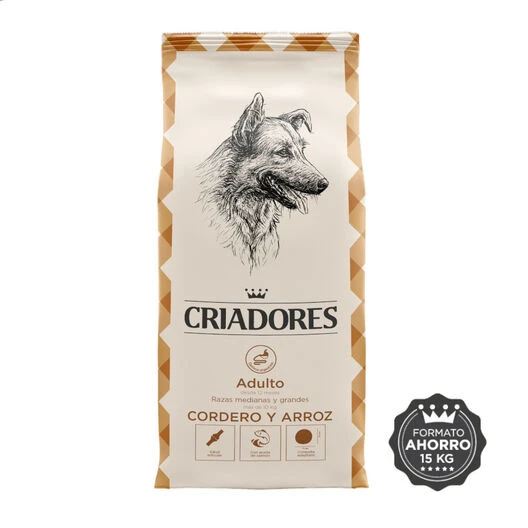 Criadores Adulto Cordero Y Arroz Pienso Para Perros De Razas Mediana Y Grande 3 Criadores Adulto Cordero Y Arroz Pienso Para Perros De Razas Mediana Y Grande