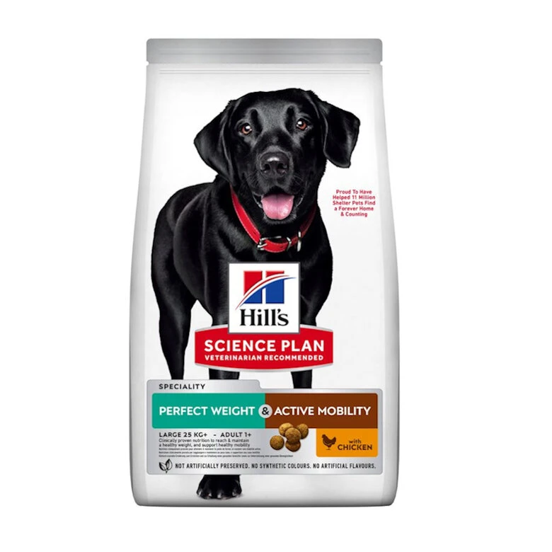 Hill's Science Plan Perfect Weight & Active Mobility Pollo Pienso Para Perros 4 Hill's Science Plan Perfect Weight & Active Mobility Pollo Pienso Para Perros - Imagen 2