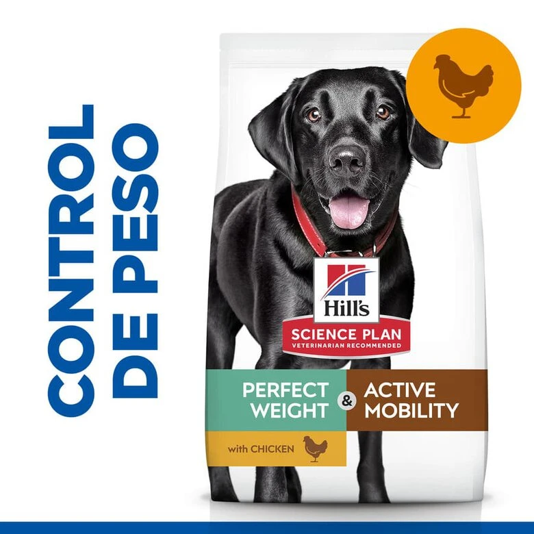 Hill's Science Plan Perfect Weight & Active Mobility Pollo Pienso Para Perros 3 Hill's Science Plan Perfect Weight & Active Mobility Pollo Pienso Para Perros