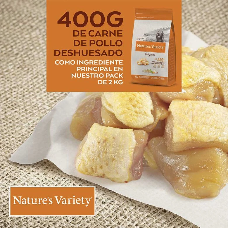 Nature's Variety Adult Medium Original Pollo Pienso Para Perros 7 Nature's Variety Adult Medium Original Pollo Pienso Para Perros - Imagen 5