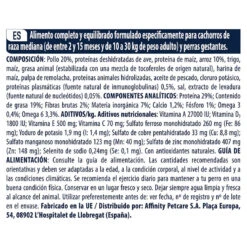 Affinity Advance Medium Puppy Pollo Y Arroz Pienso Para Perros -Perros Artículos Tienda pienso perros affinity advance puppy medium composicion ADV507319 M