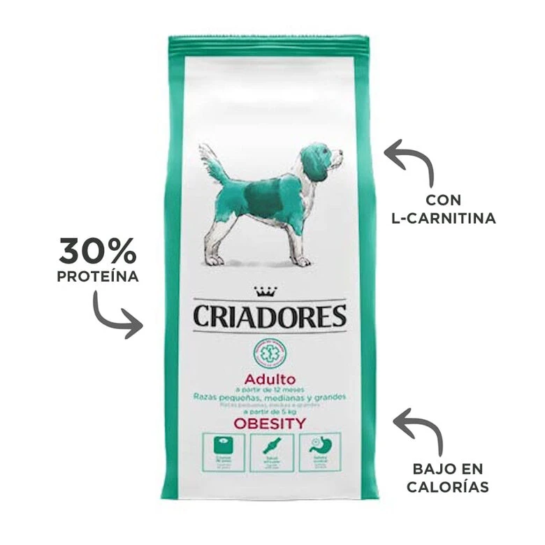 Criadores Adulto Obesity Pienso Para Perros 5 Criadores Adulto Obesity Pienso Para Perros - Imagen 3
