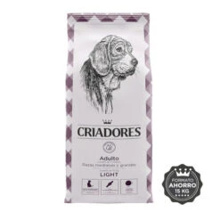 Criadores Adulto Light Pienso Para Perros De Raza Grande Y Mediana
