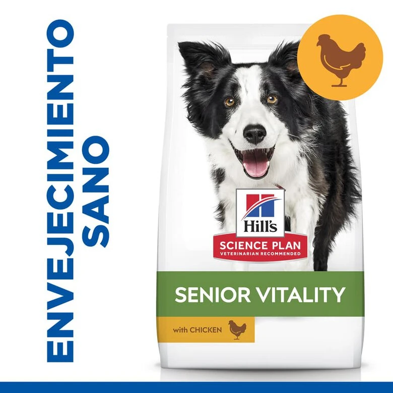 Hill's Science Plan Youthful Vitality Medium Adult Pollo pienso Para Perros