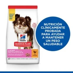 Hill's Science Plan Light Adult Small & Mini Pollo Pienso Para Perros -Perros Artículos Tienda pienso perros hills adult small mini HIL1699M 1203
