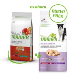 Natural Trainer Mature Medium Pollo Pienso Para Perros -Perros Artículos Tienda pienso perros natural trainer maturity medium opllo TRA940052 M 1203