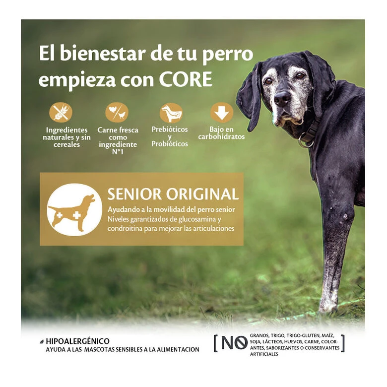 Wellness Core Senior Pollo Y Pavo Pienso Para Perros - Imagen 2