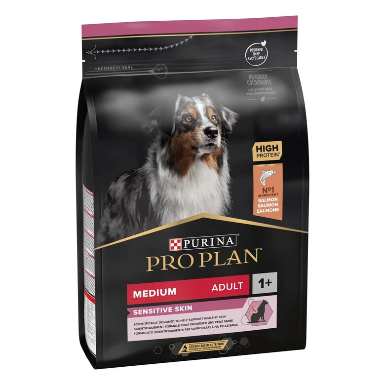 Purina Pro Plan Adult Medium Sensitive Skin Salmón Pienso Para Perros 3 Purina Pro Plan Adult Medium Sensitive Skin Salmón Pienso Para Perros