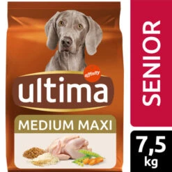 Affinity Ultima Senior Medium/Maxi Pollo Pienso Para Perros