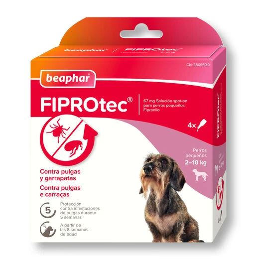 Beaphar FiproTec Pipetas Para Perros De Razas Pequeñas 3 Beaphar FiproTec Pipetas Para Perros De Razas Pequeñas