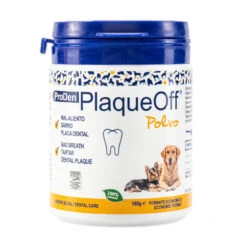 PlaqueOff Polvo Antisarro Para Higiene Bucal De Mascotas