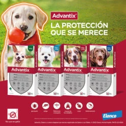 Bayer Advantix Pipetas Antiparasitarias Para Perros -Perros Artículos Tienda salud perros advantix pipetas BAY01718 01
