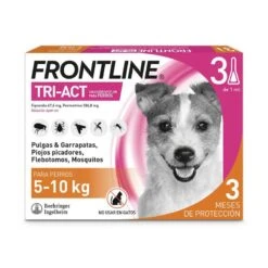 Frontline Tri-Act Pipetas Antiparasitarias Para Perros 5 - 10 Kg -Perros Artículos Tienda salud perros frontline tri acti antiparasitario 5 10Kg MER558829 M