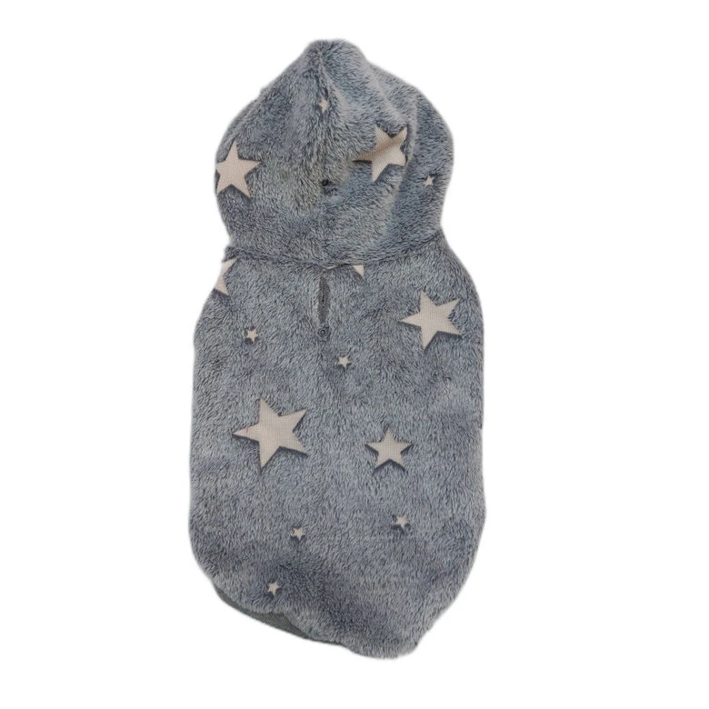 Outech Fleece Sudadera Gris Con Estampado De Estrellas Para Perros 3 Outech Fleece Sudadera Gris Con Estampado De Estrellas Para Perros